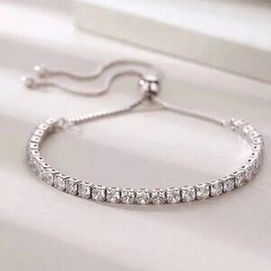 925 Sterling Silver Tennis Bracelet